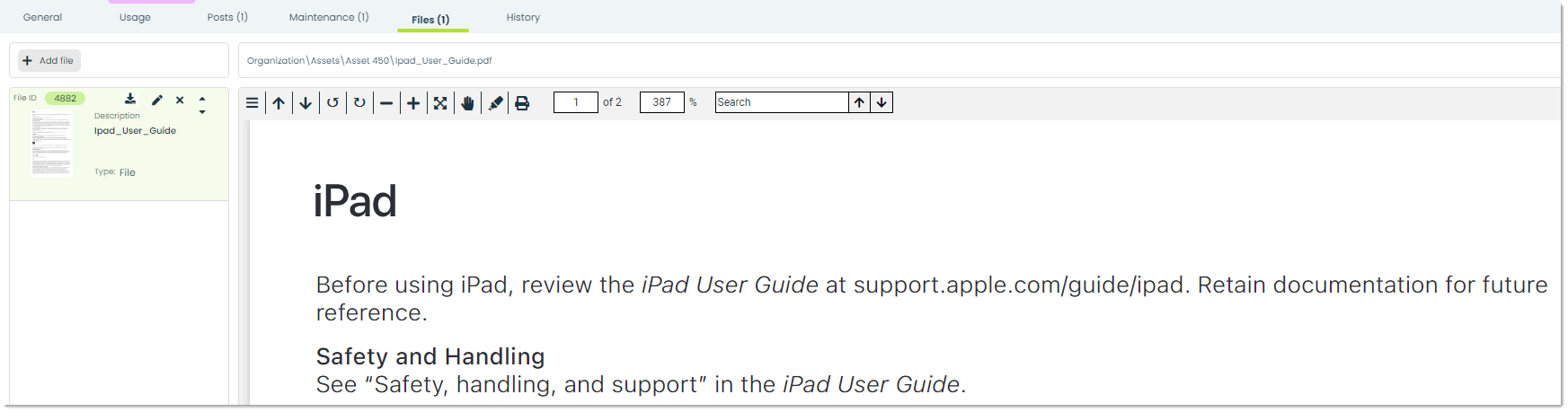 Getting Started with Assets - KnowledgeBase - Appward