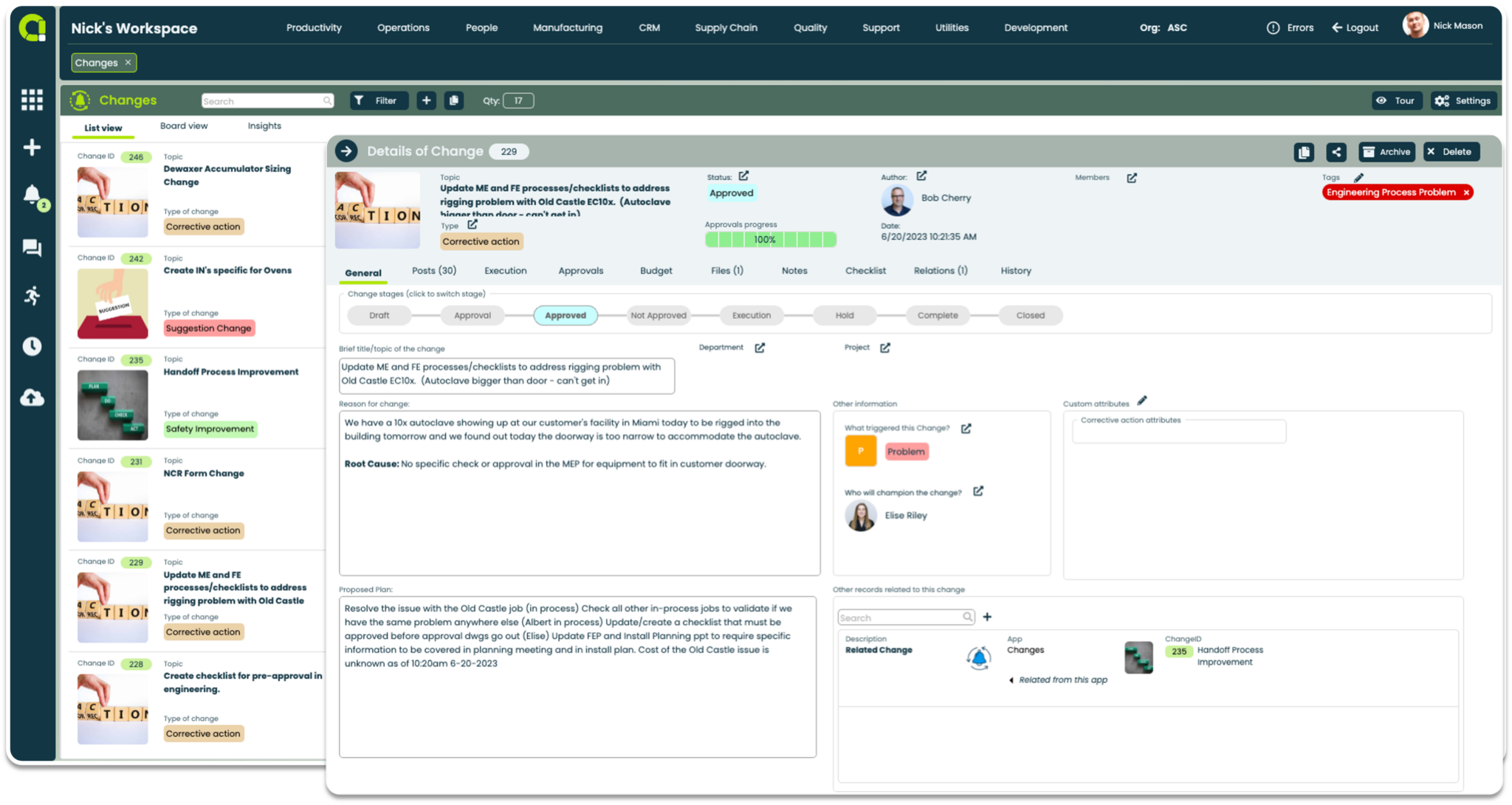 Appward Safety Software Changes App