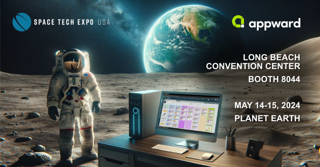 Appward blog header image for Space Tech Expo